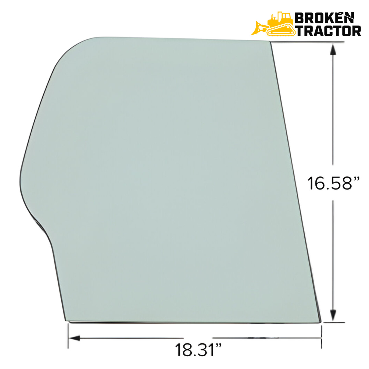 New Holland Excavator Cab Glass 
