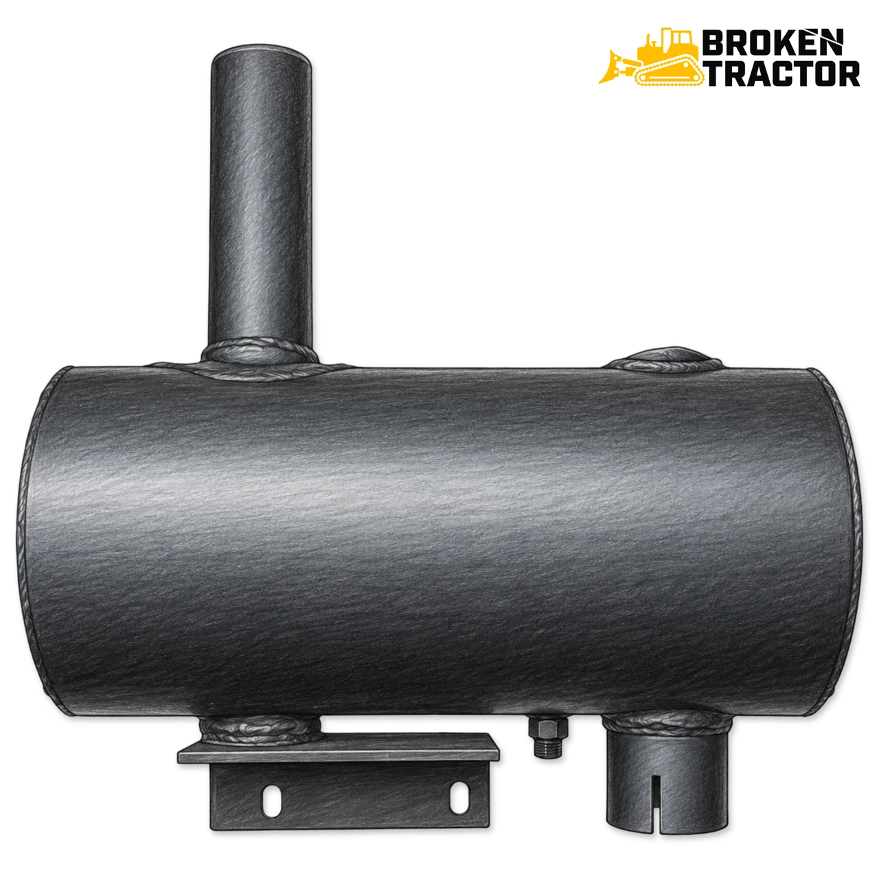 Case Backhoe Muffler