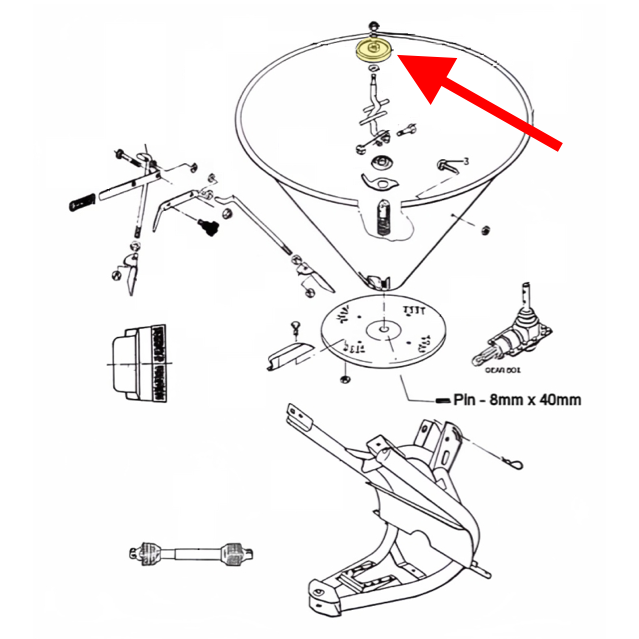 King Kutter Seeder Buffer Wheel 900005
