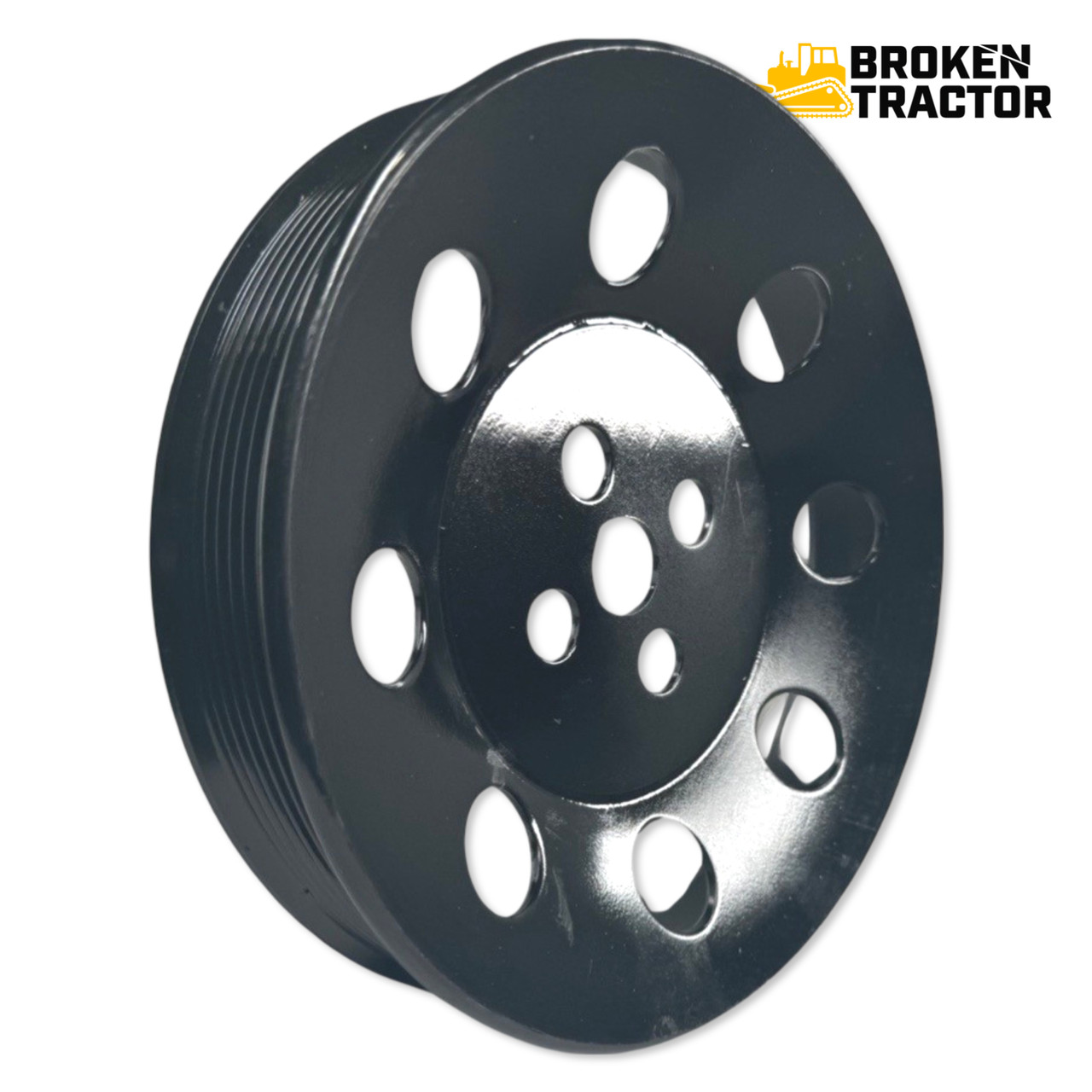 Case Cummins Engine Crankshaft Pulley | Broken Tractor