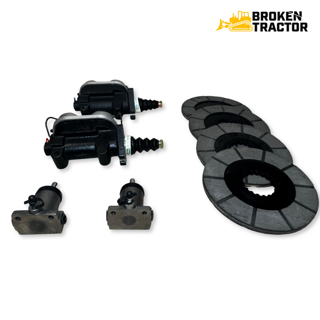 Case Backhoe Brake Replacement Kit - Dry Disc Style | Broken