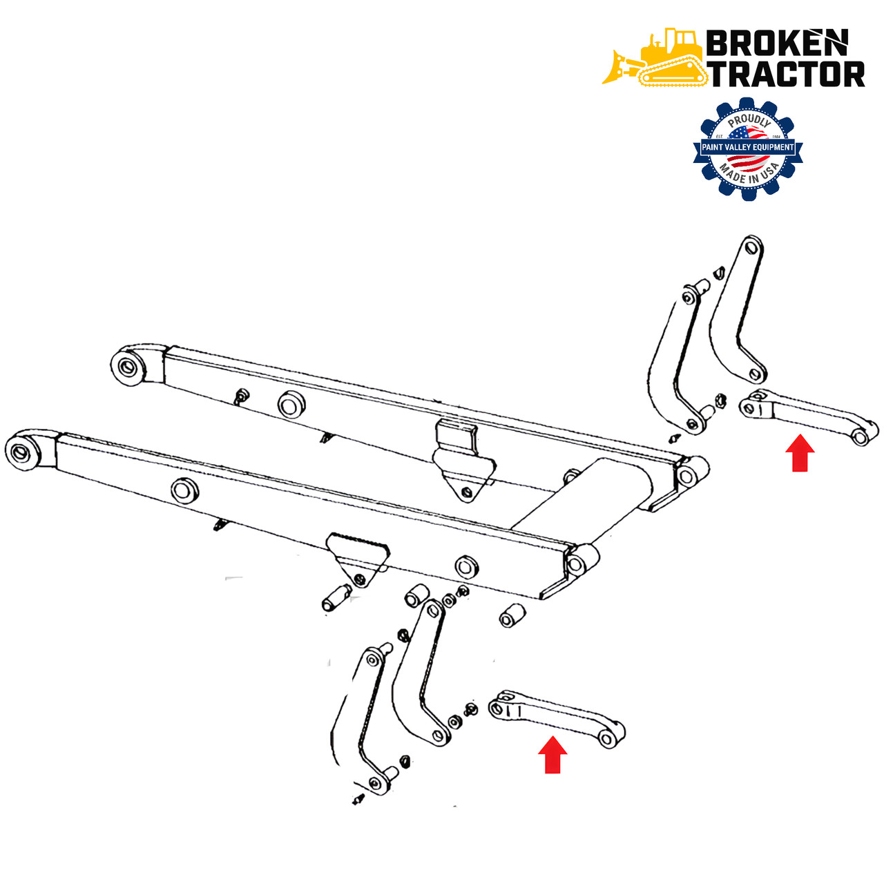 John Deere Link for 450B, 450C, 455D, 455E, 555, 555B Dozer