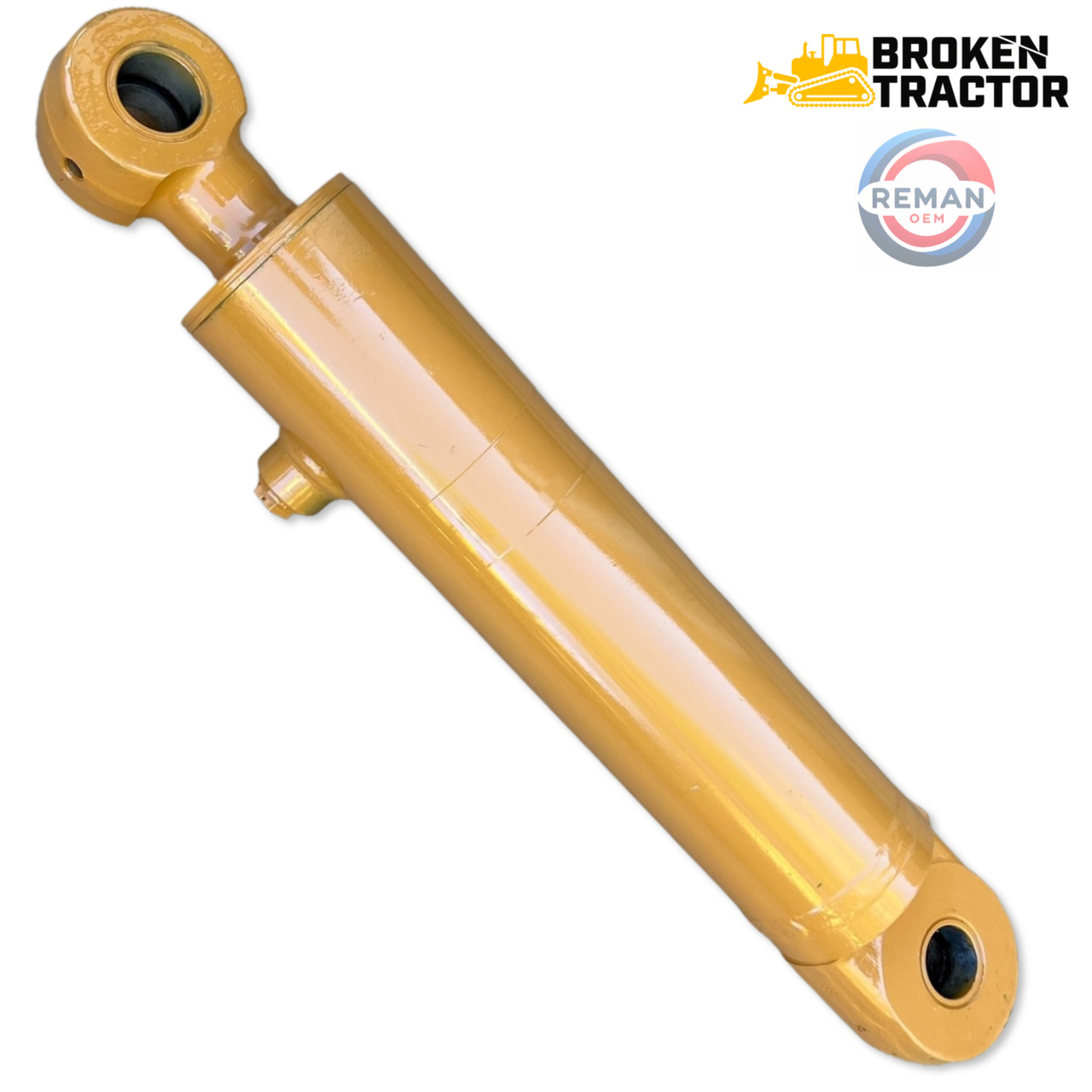 Right-Hand Clamshell Loader Bucket Cylinder for Case Backhoes | Broken