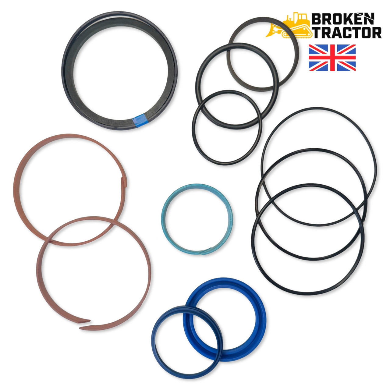 Bucket Lift & Tilt Cylinder Seal Kit G105502 - Fits Case MB4/94, 1530B, 1700, 1830 Loaders (Hercules)