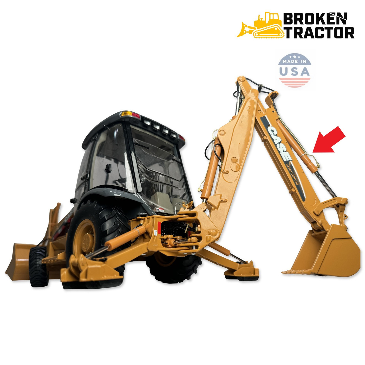 Case 580L, 580M Bucket Cylinder Seal Kit BullDog Hydraulics Broken