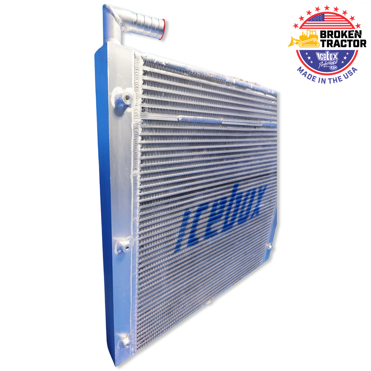 Radiator | Case 9030B Excavator | 165615A1 | Broken Tractor