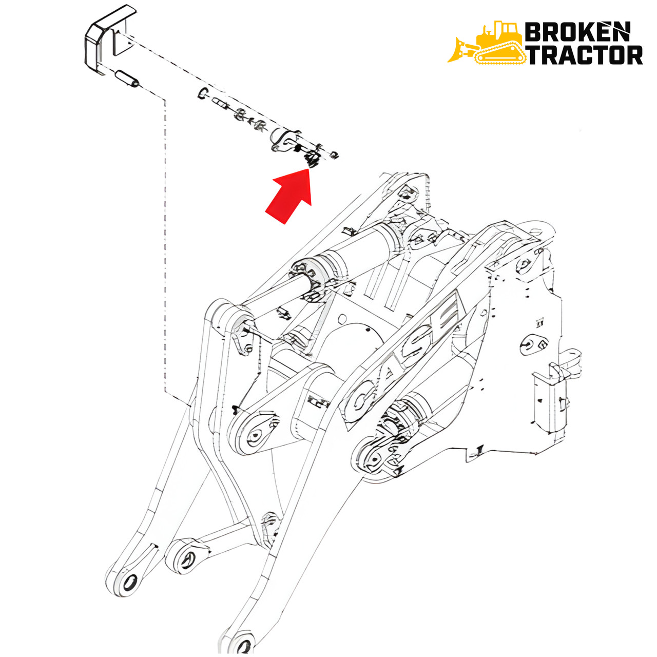 Steering Angle Sensor | Broken Tractor | 47700274