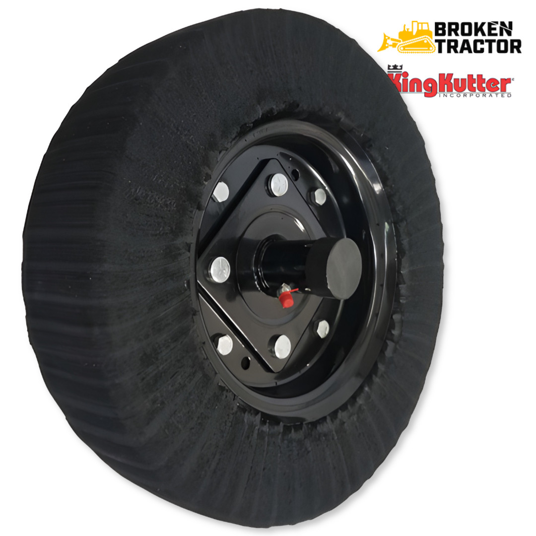 King Kutter Rotary Cutter Tail Wheel and Hub Kit 4", 5", 6" Cutters