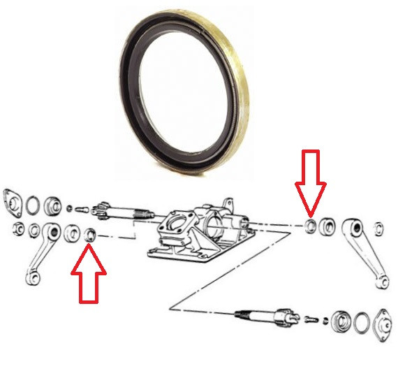 Ford Tractor Sector Shaft Seal C5NN3C615A