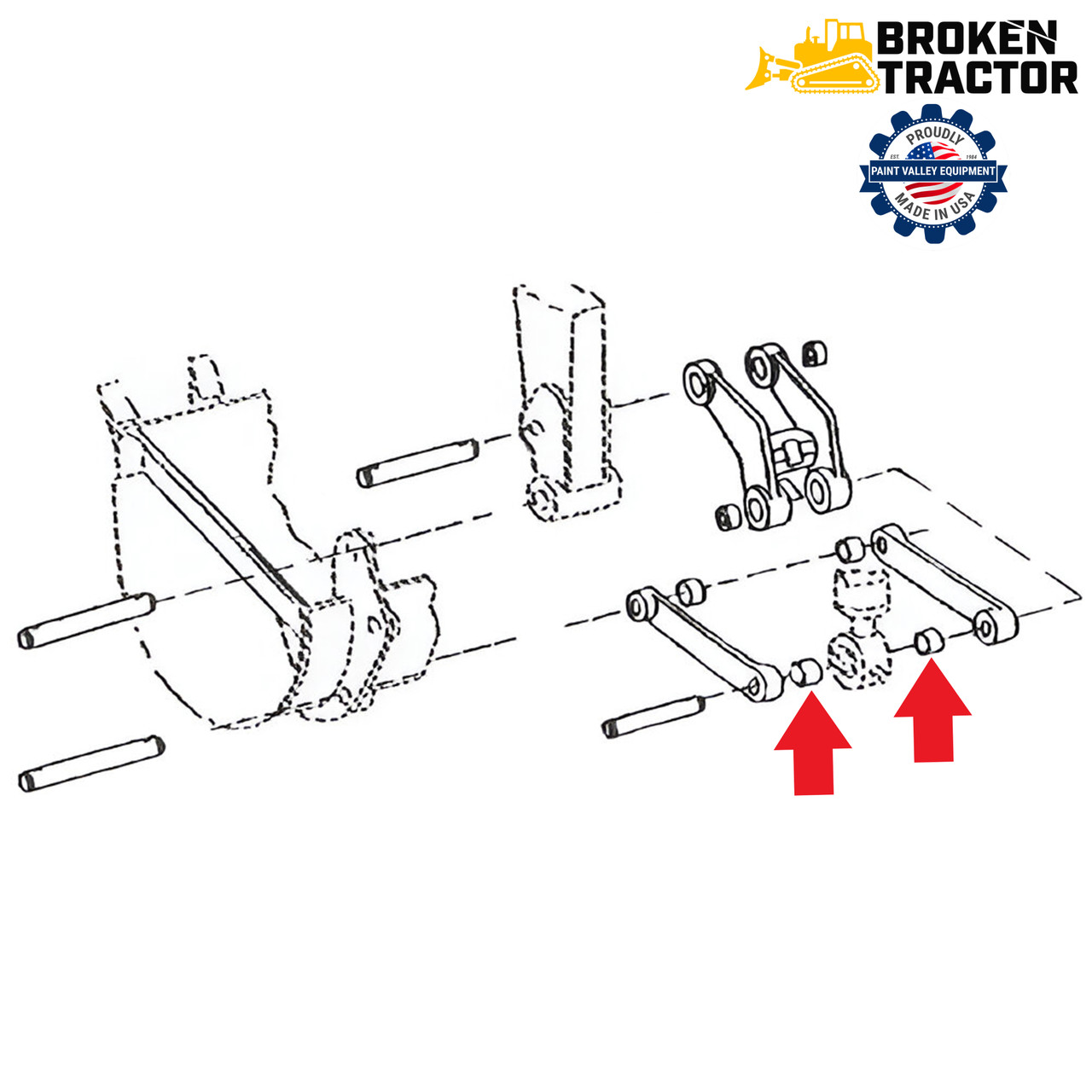 145-8337 Backhoe RH Right Hand Link Fits Caterpillar Fits CAT models