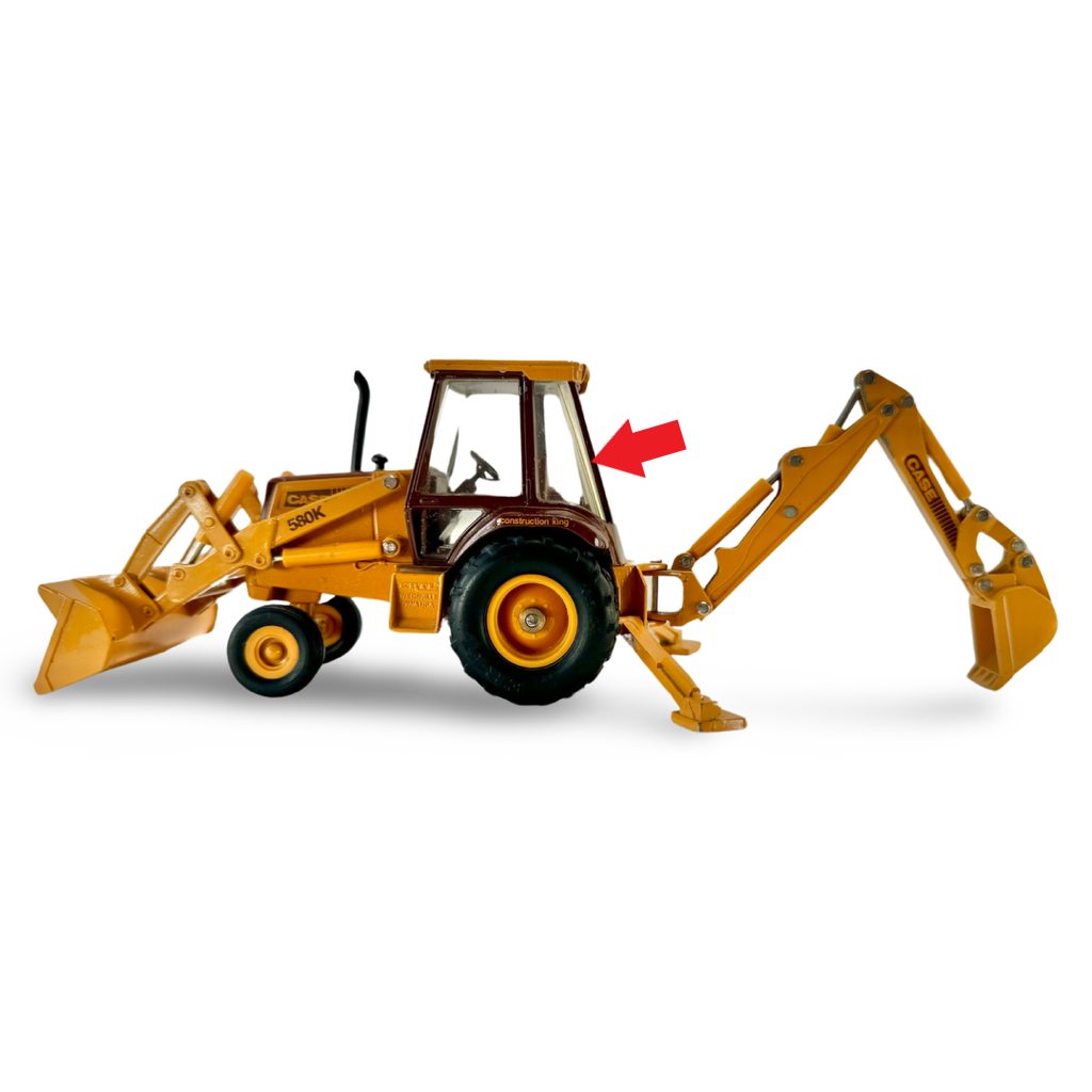 Case Backhoe Cab Rear Left Hand Quarter Panel | Broken Tract