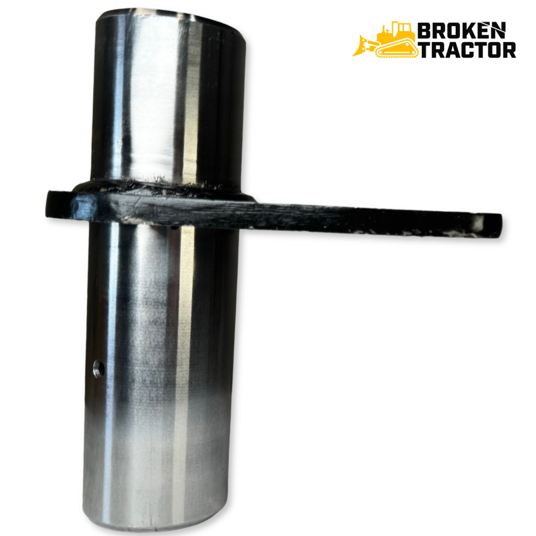 Case Backhoe Pivot Pin, Upper Swing Tower to Frame Broken Tractor