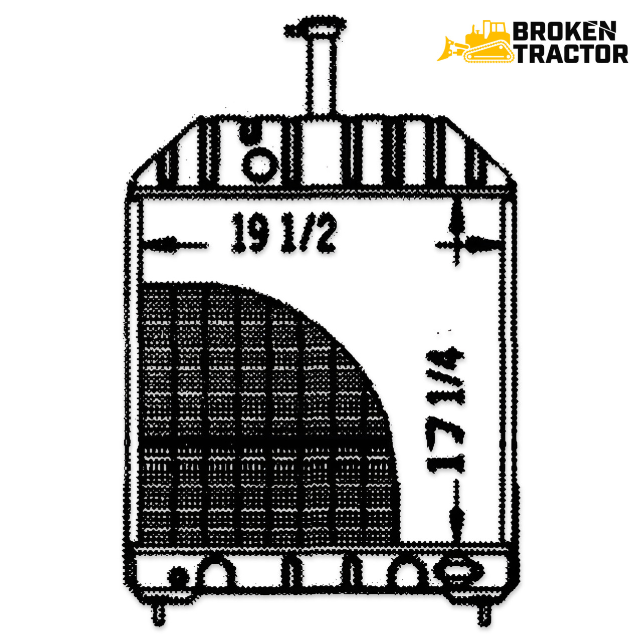 Ford New Holland Backhoe Radiator | Fits 575D, 655D, 675D