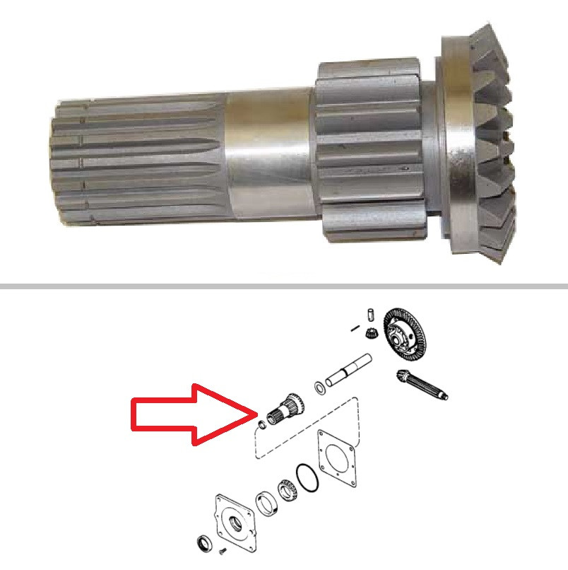 Case Side Gear (Right Hand with Differential Lock) A144339