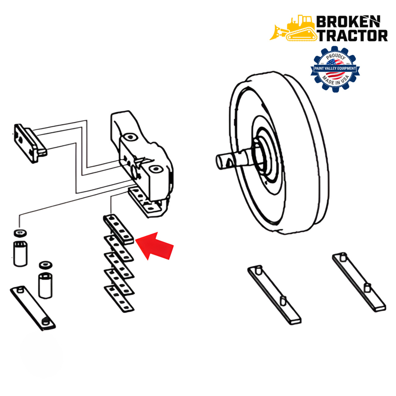 AUC13289: Traction Drive Clutch Idler Pulley