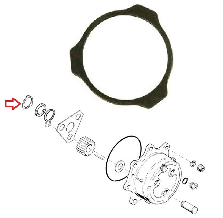Case Backhoe Planetary Thrust Washer -- 81877045 | Broken Tr