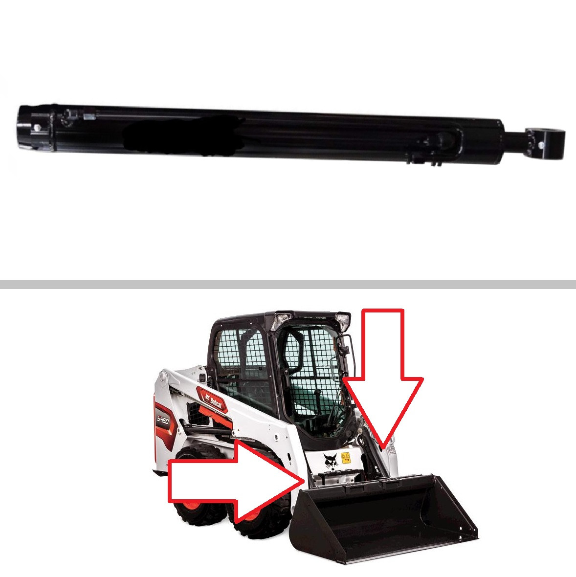 Bobcat Skid Steer Bucket Tilt Cylinder 7151185