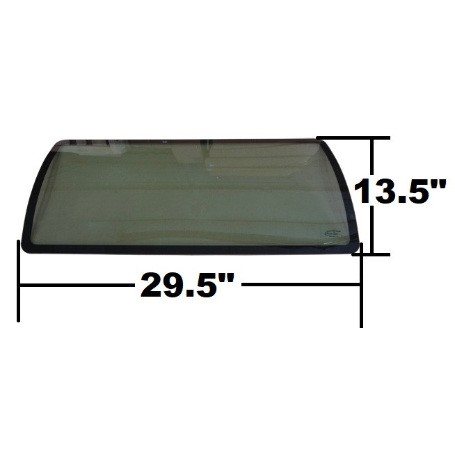 Bobcat Upper Curved Windshield Glass 6817370