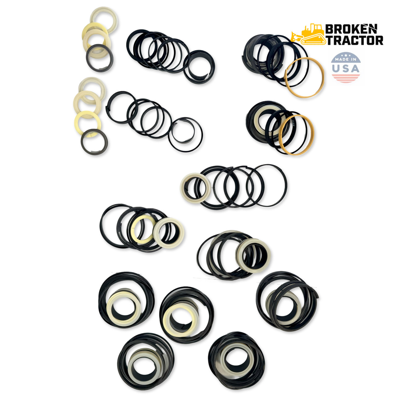Case 580C and 580D Hydraulic Cylinder Seal Kit Package Bulldog Brand
