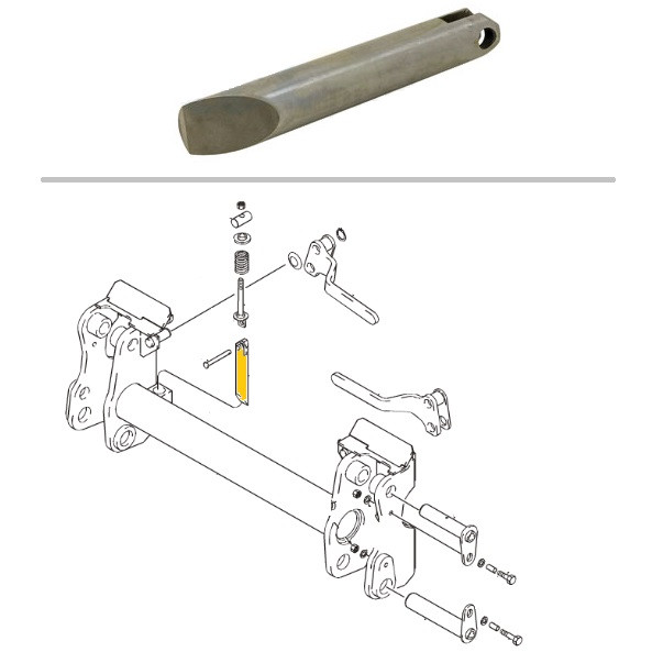 Case Skid Steer Front Coupler Plate Attachment Pin 240484A1