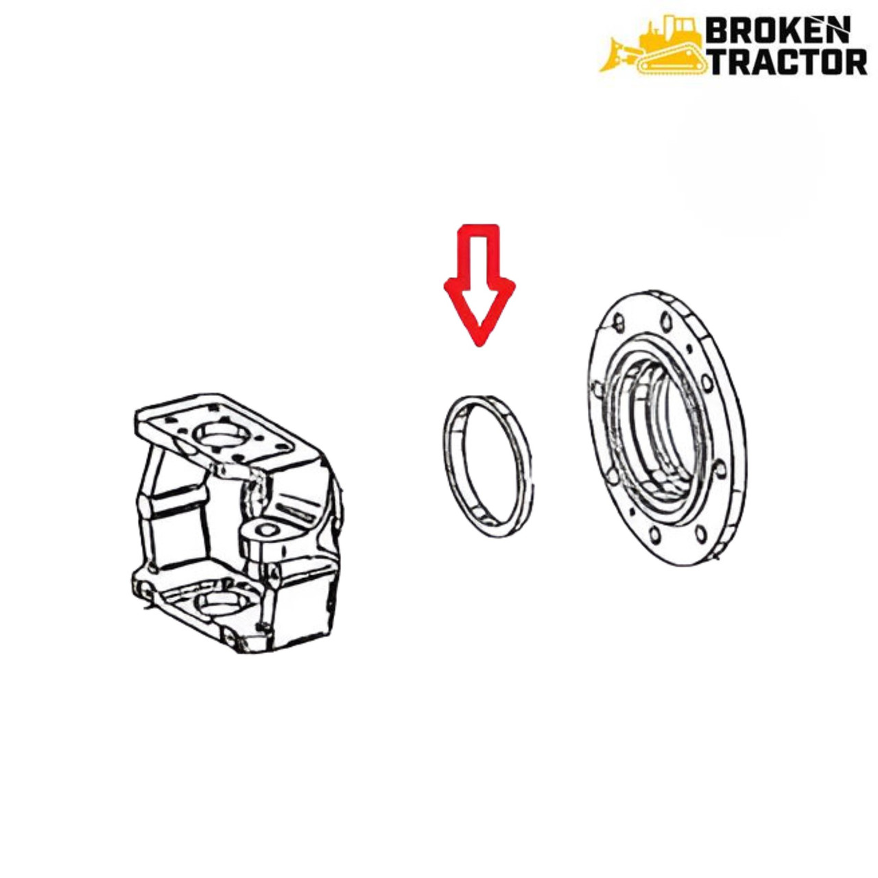 John Deere Front Axle 4x4 Hub Seal -- AL79950 | Broken Tract