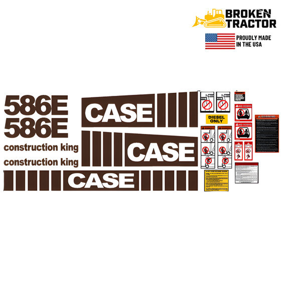 Case Forklift Decals