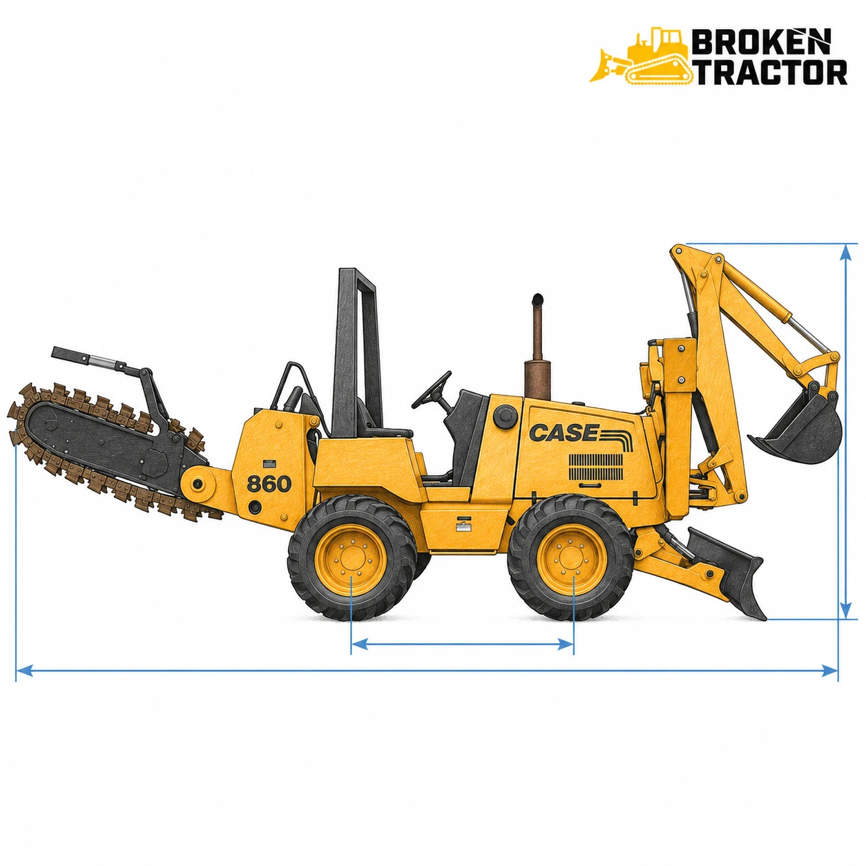 Case Trencher Specs and Information