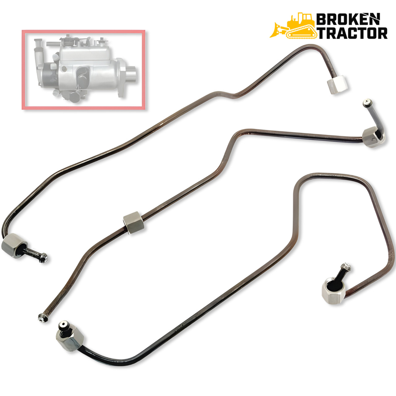 Ford Tractor Fuel Injector Lines