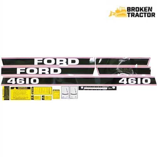 Ford Tractor Hood Decals