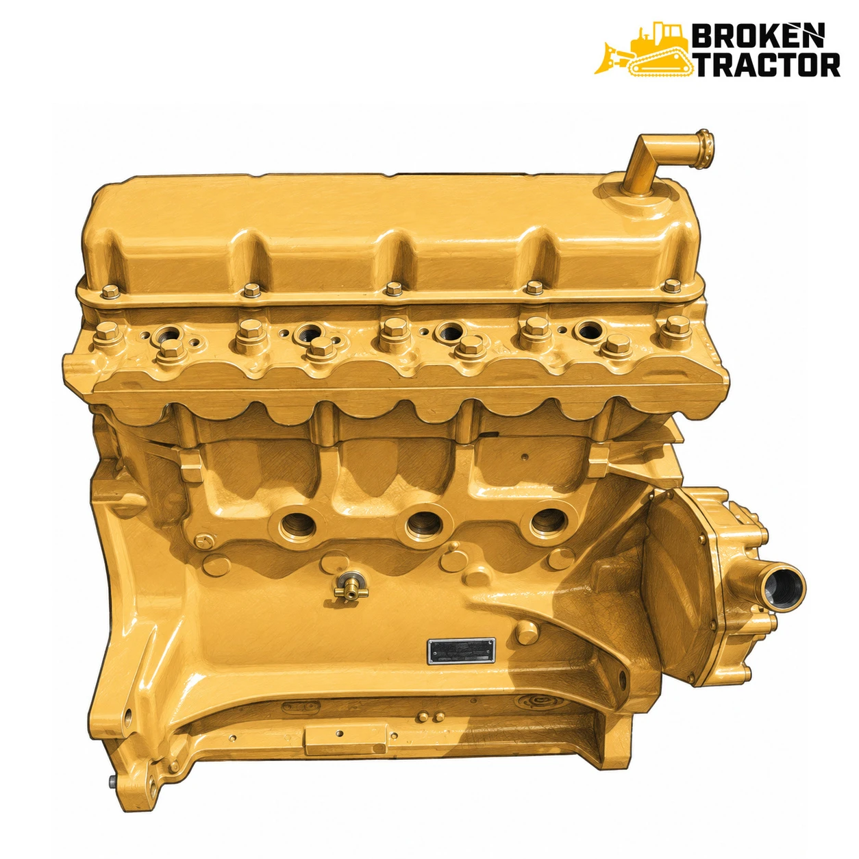 Ford New Holland Backhoe Engine