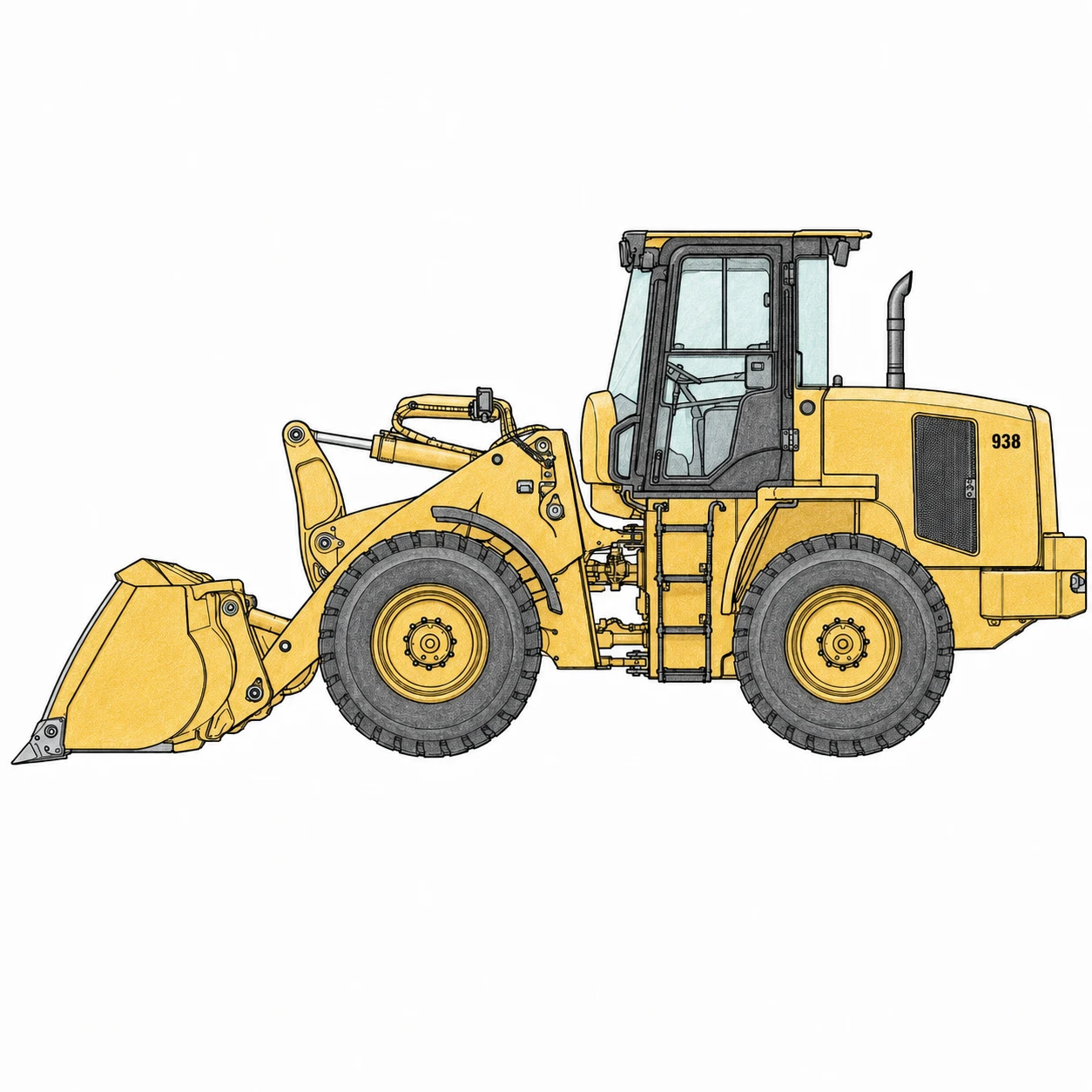 Cat 938 Series Wheel Loader Cylinders