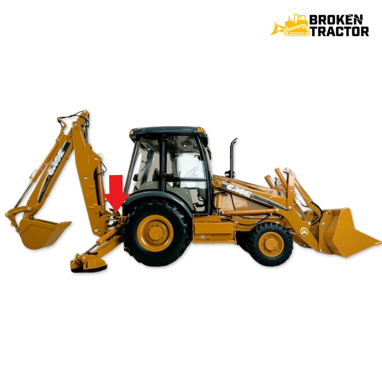 Case Backhoe Swing Cylinder