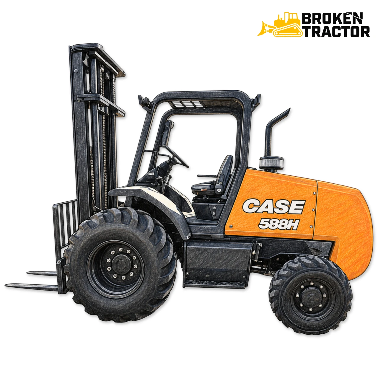 Case Rough Terrain Forklift Parts