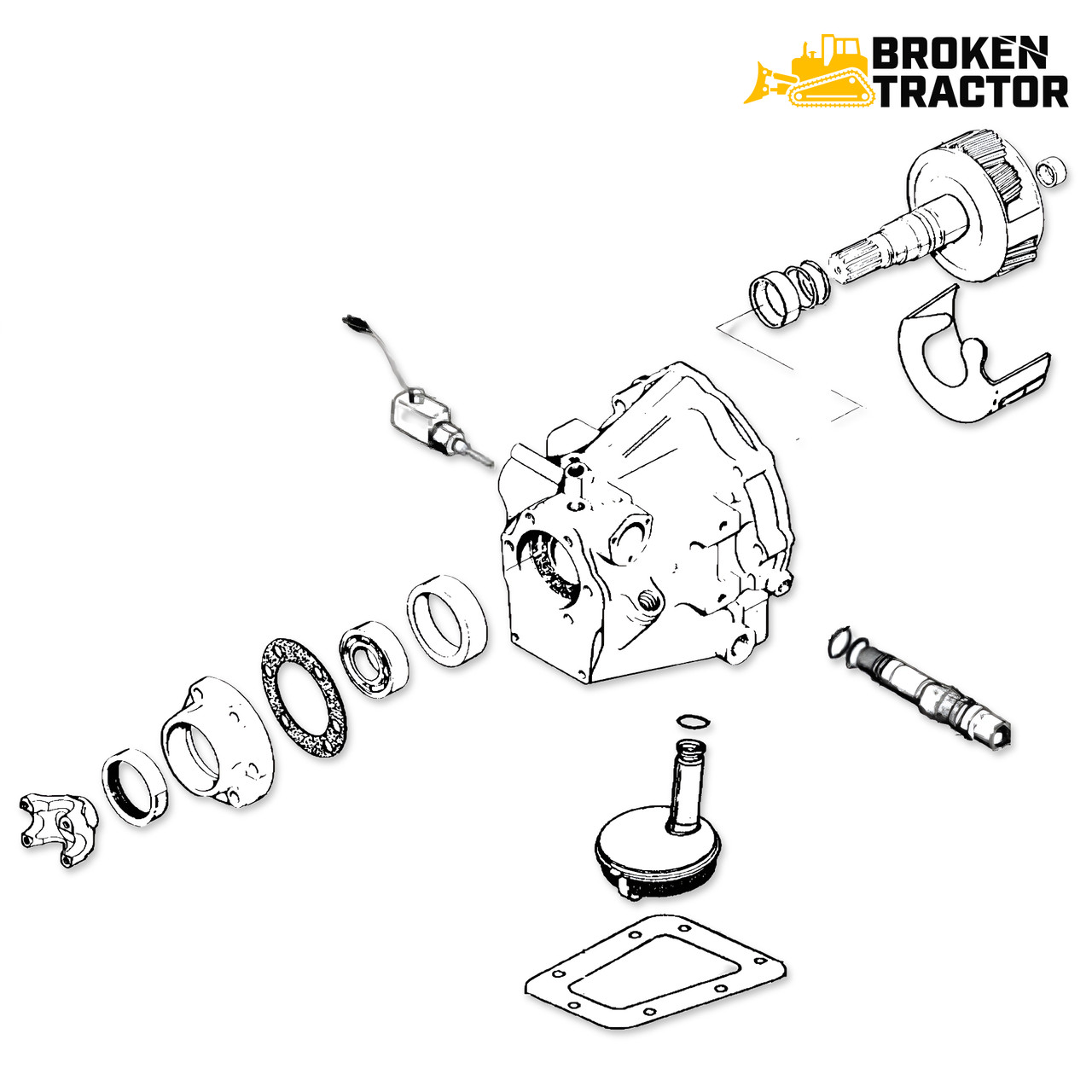 Case Backhoe Shuttle Planetary & Valve Parts