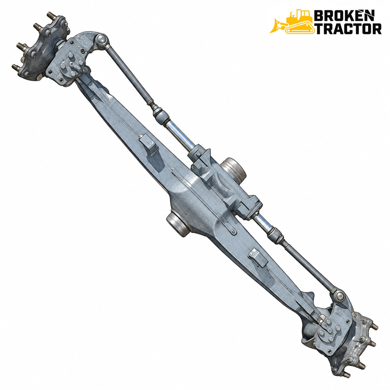 NH Backhoe Complete Front Axle Assemblies