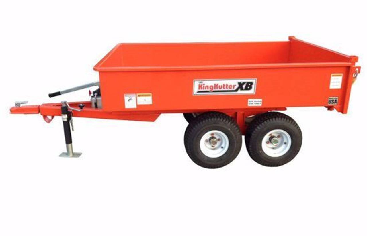 King Kutter 1.5 Ton Dump Trailer with Pump