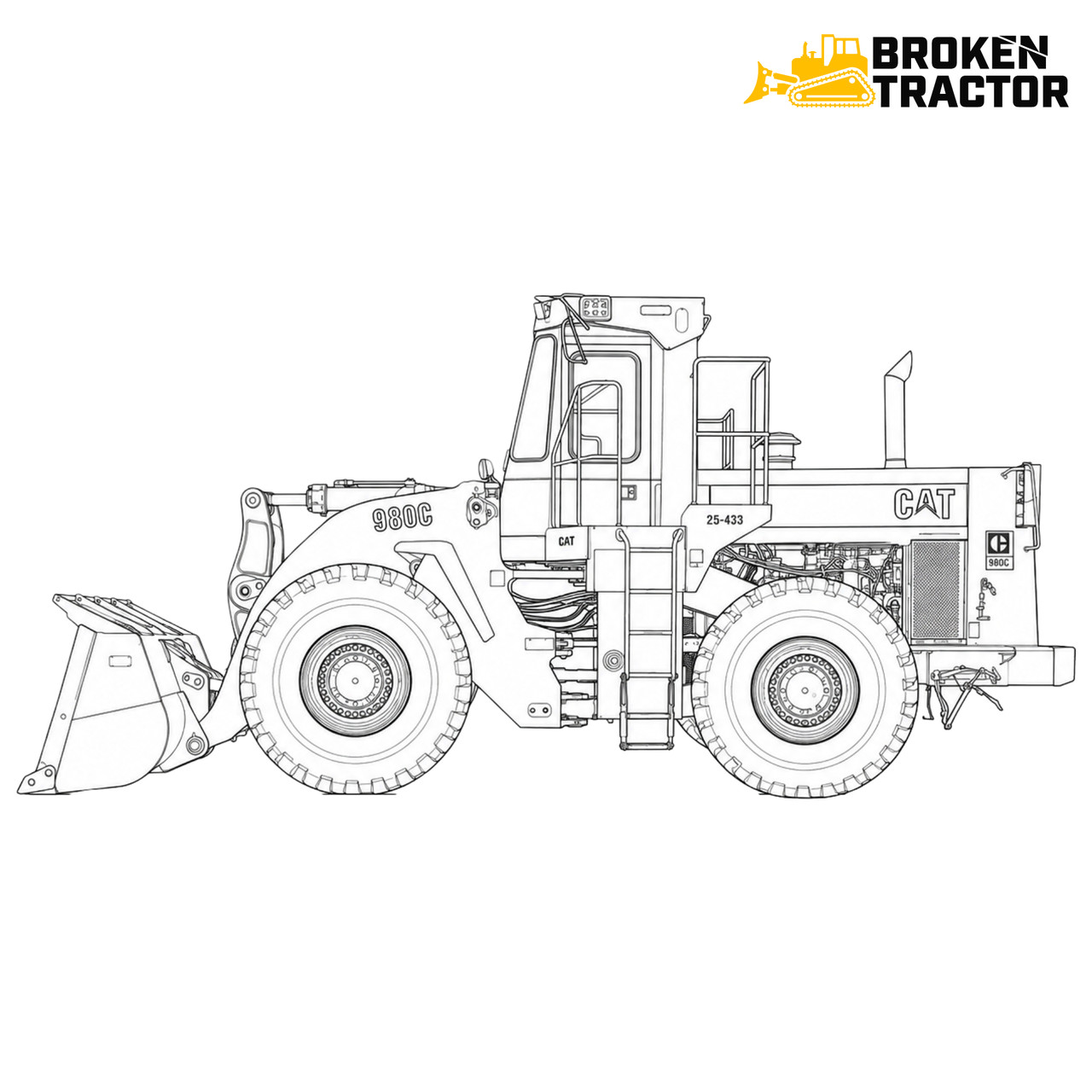 Cat 980 Series Wheel Loader Cylinders