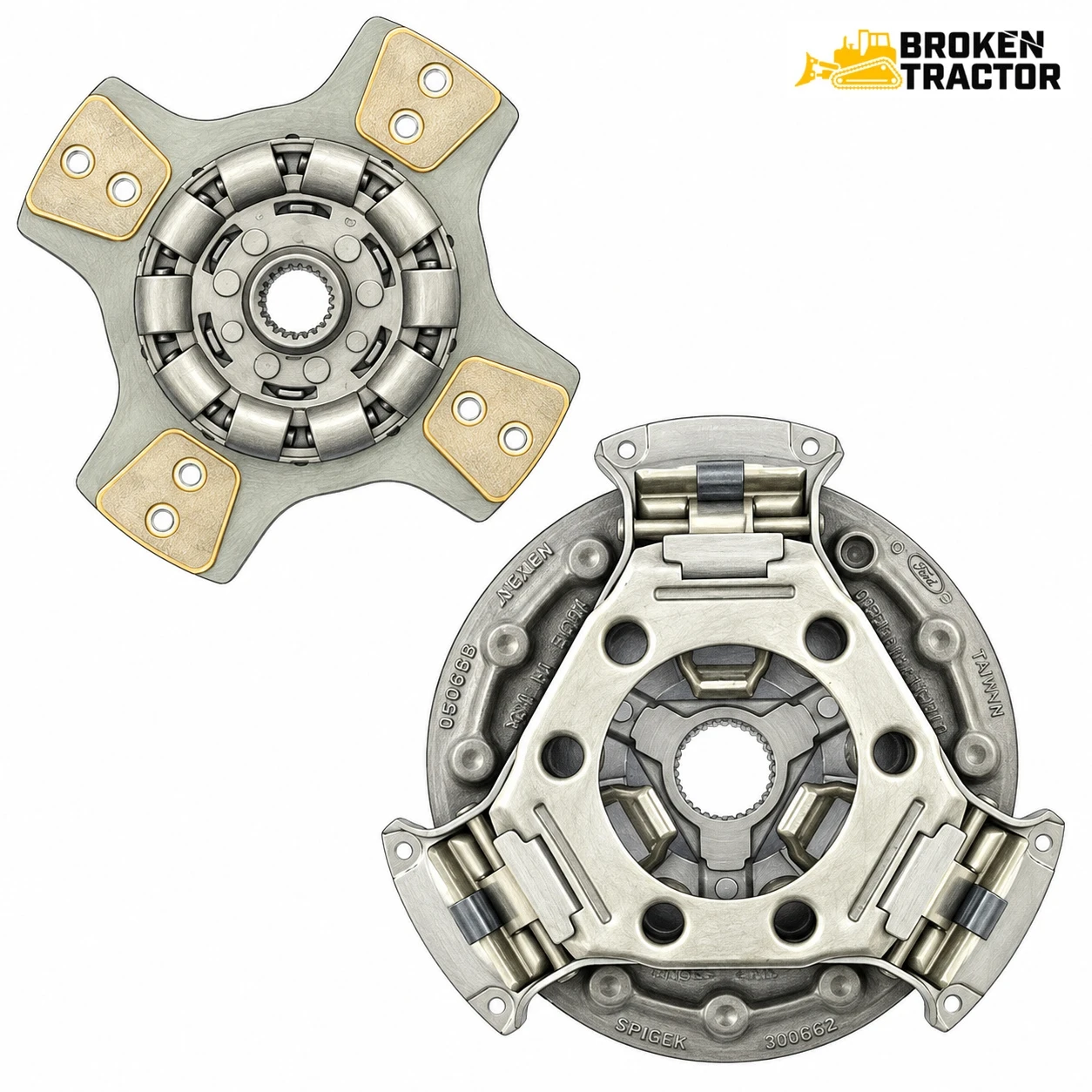 Case Backhoe Clutch & Pressure Plates