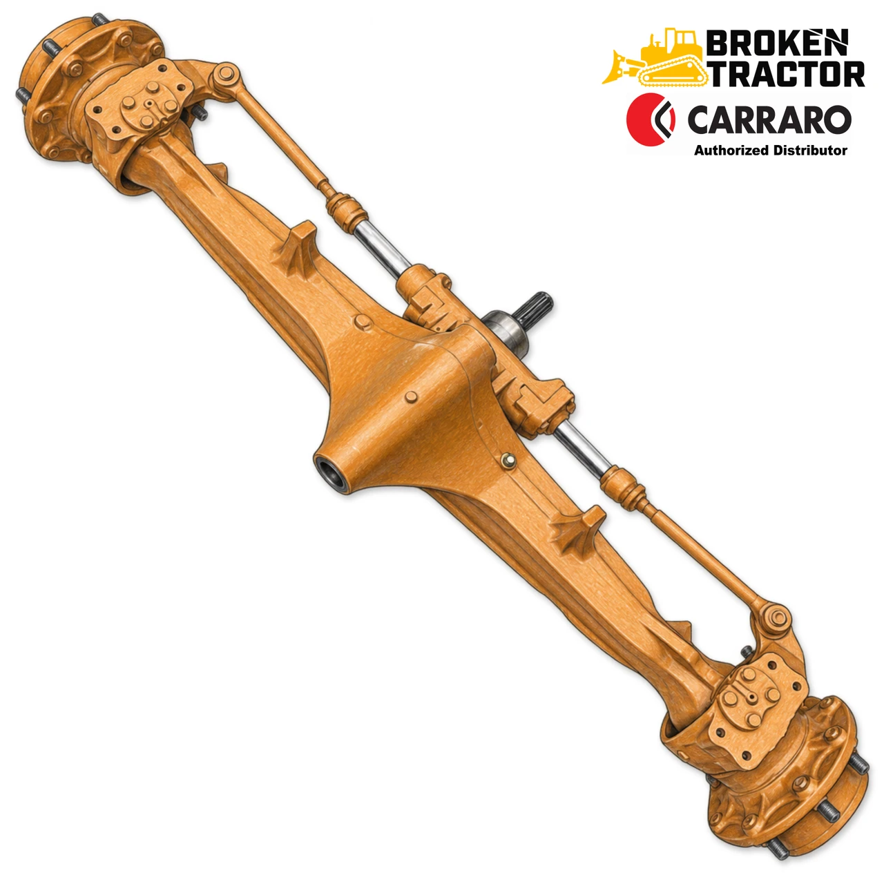 Case Backhoe Front Axle