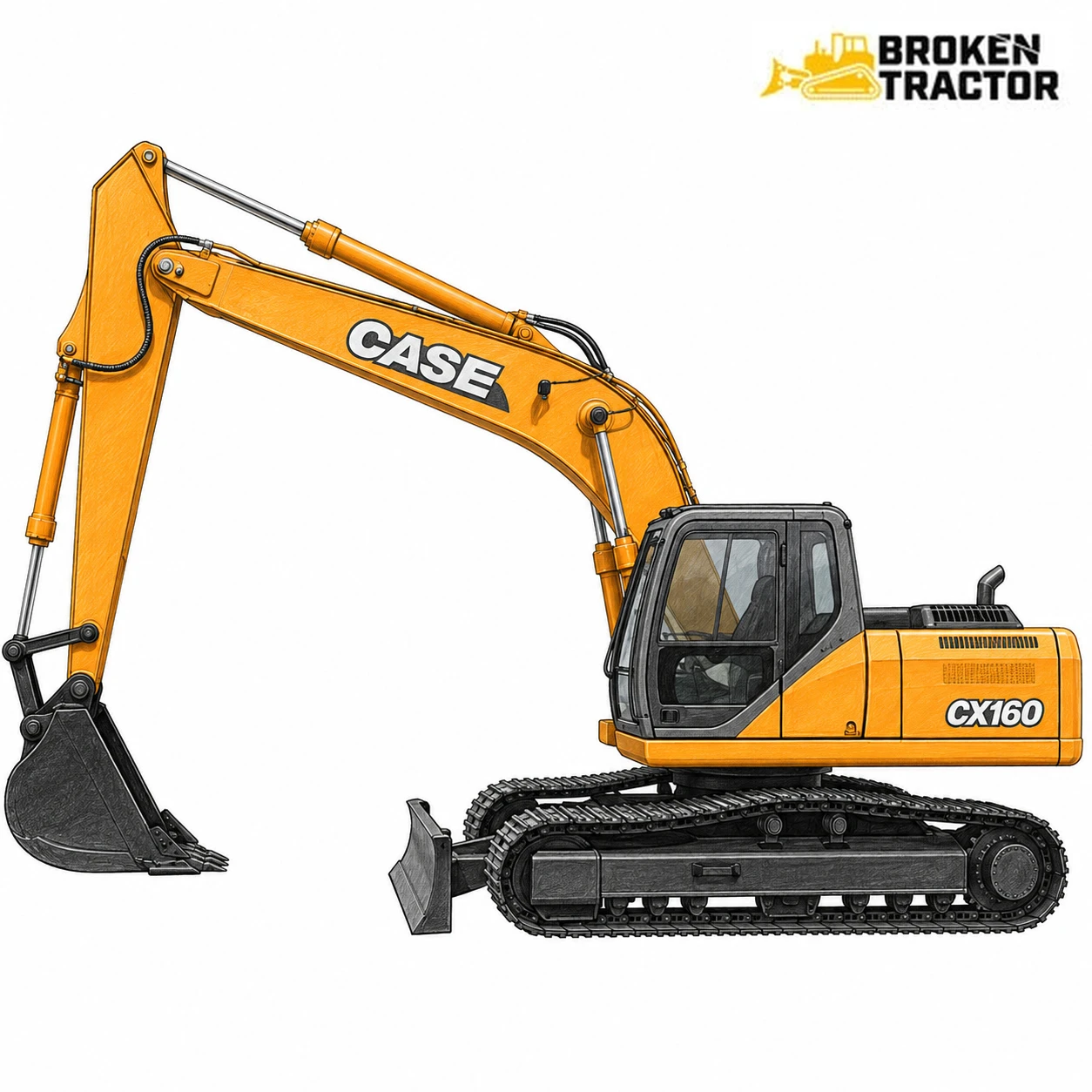 Case CX130-CX290 Excavator Links & Pins