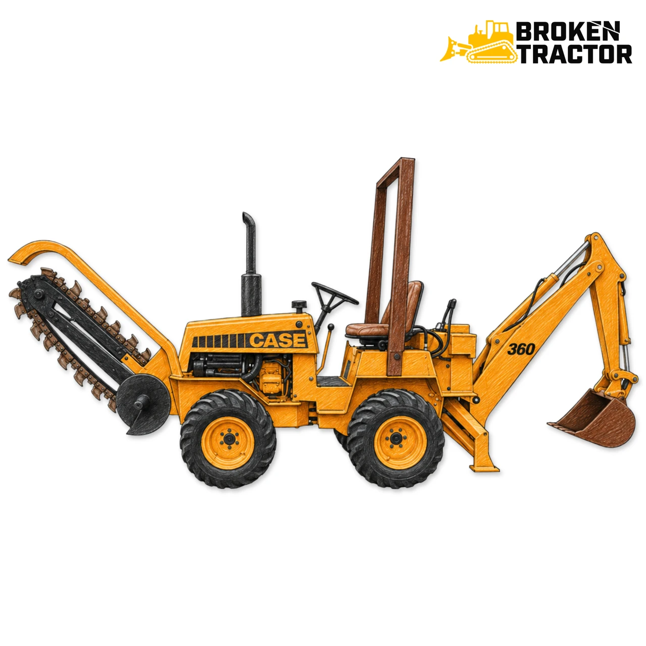 Case Trencher Parts
