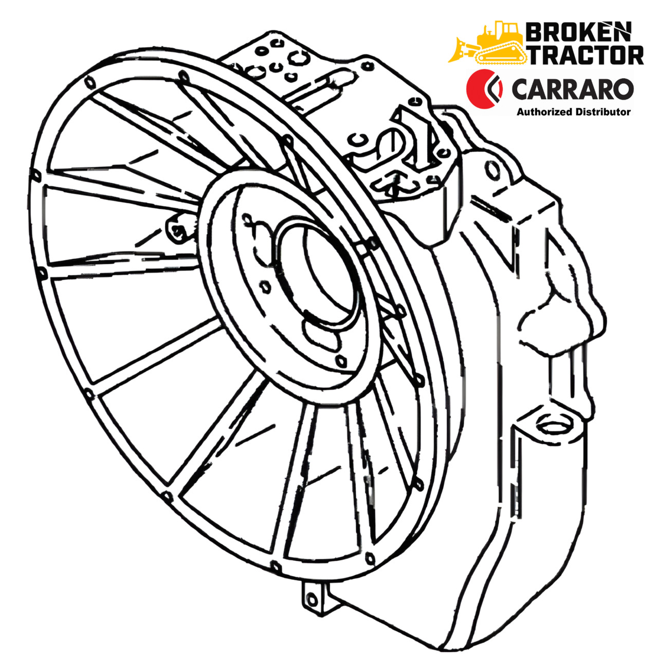 Case Carraro Transmission Housing