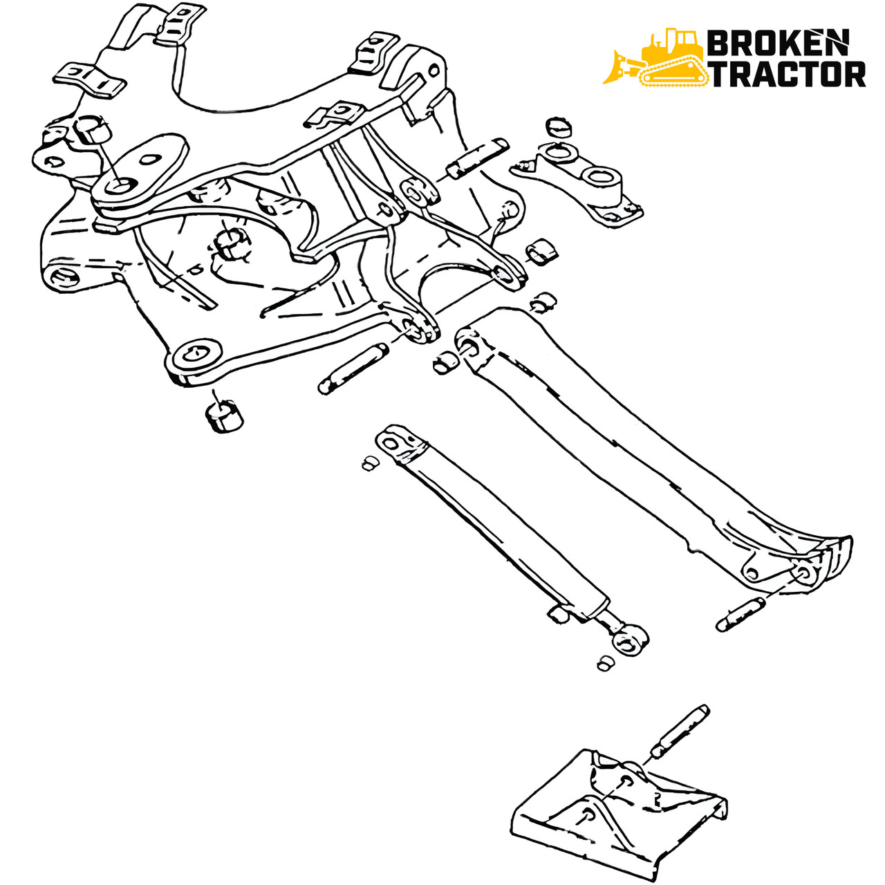 Frame and Stabilizer Parts - 590SL, 590SM