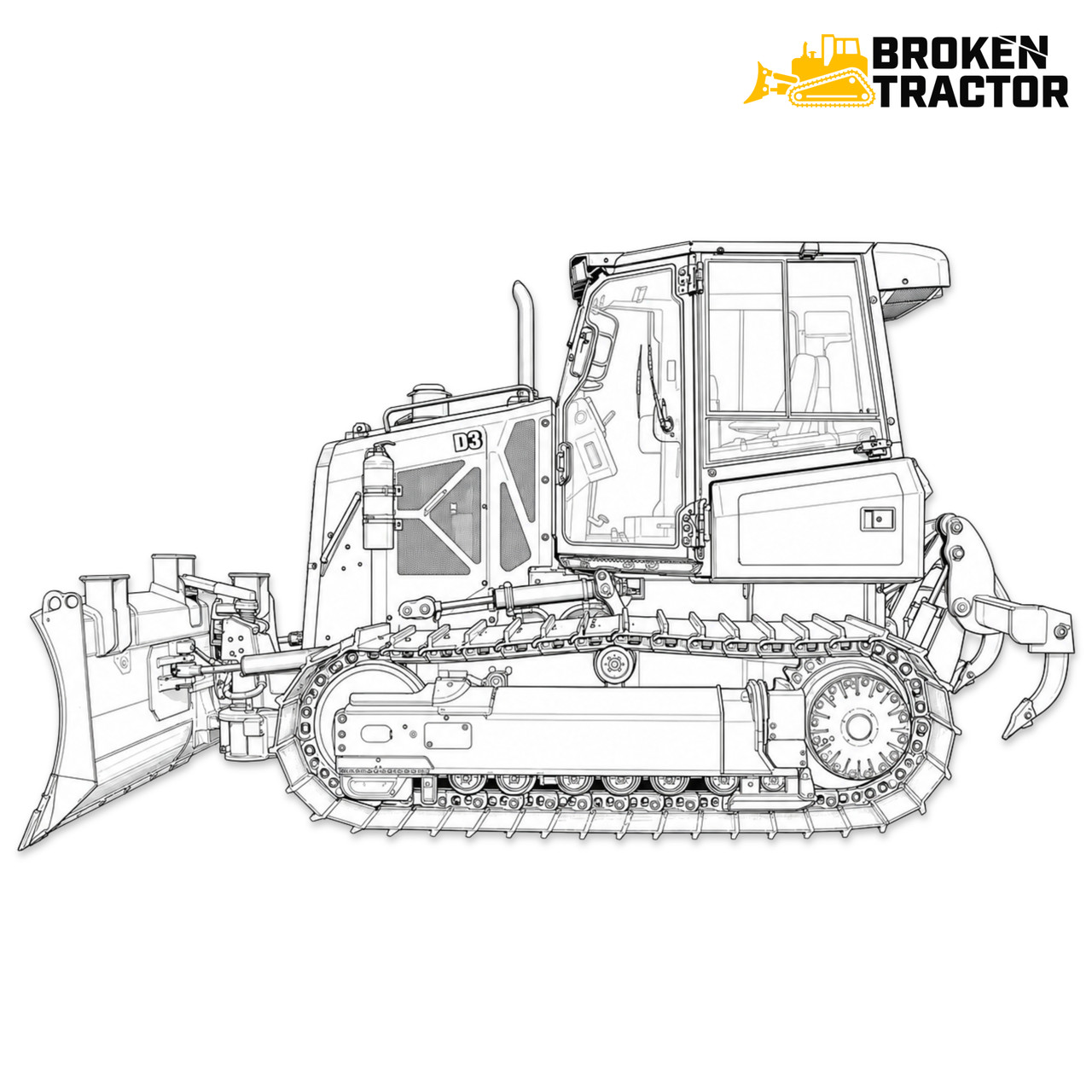 Cat D3 Series Dozer Hydraulic Cylinders