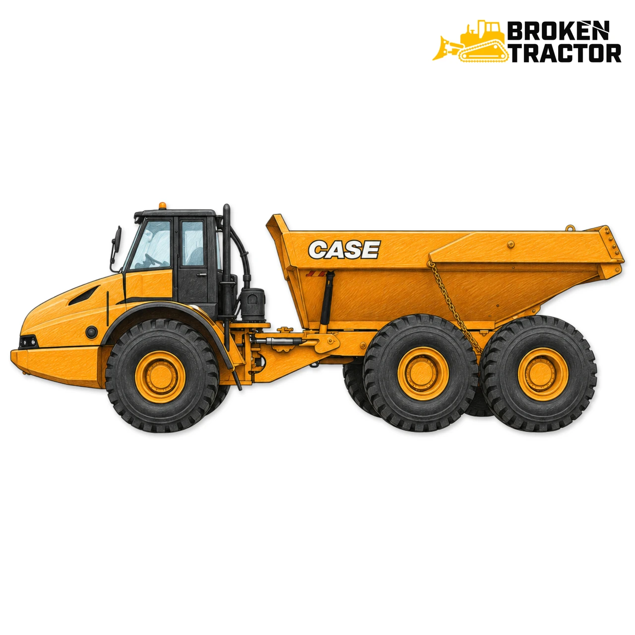Case Articulated Dump Truck Parts