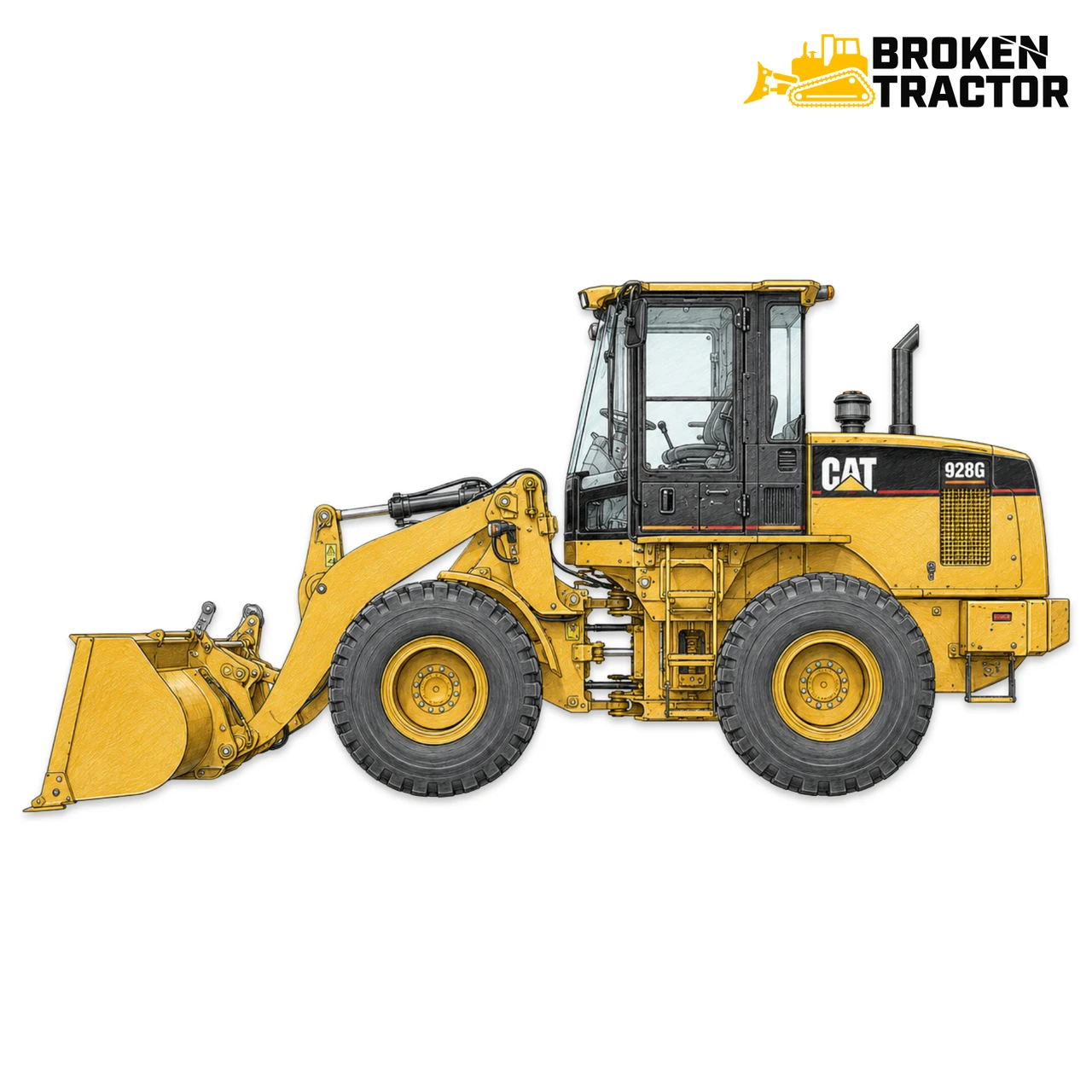 Cat Wheel Loader 928G Links, Pins & Bushings