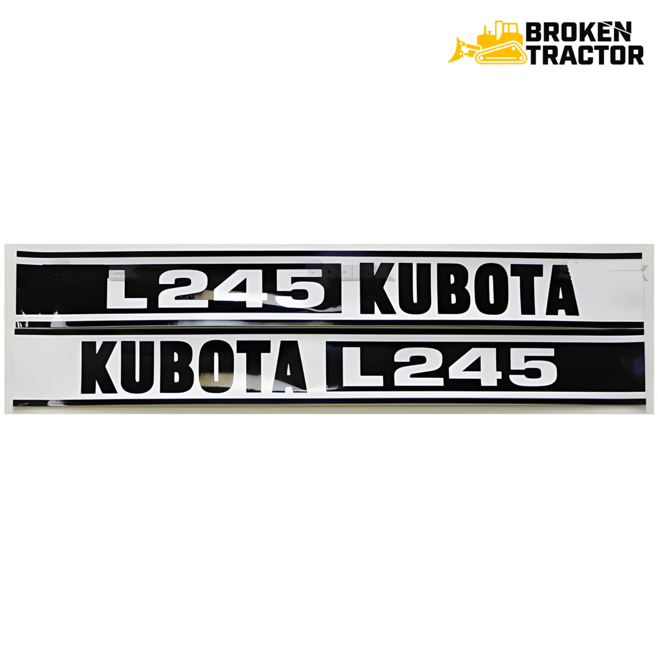 Kubota Tractor Hood Decal Sets