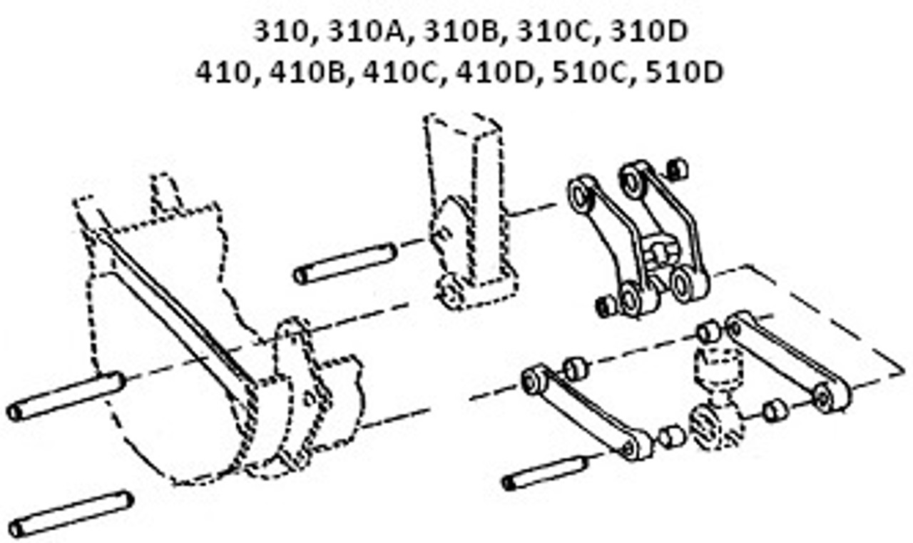 Backhoe Bucket Pins, Links & Bushings