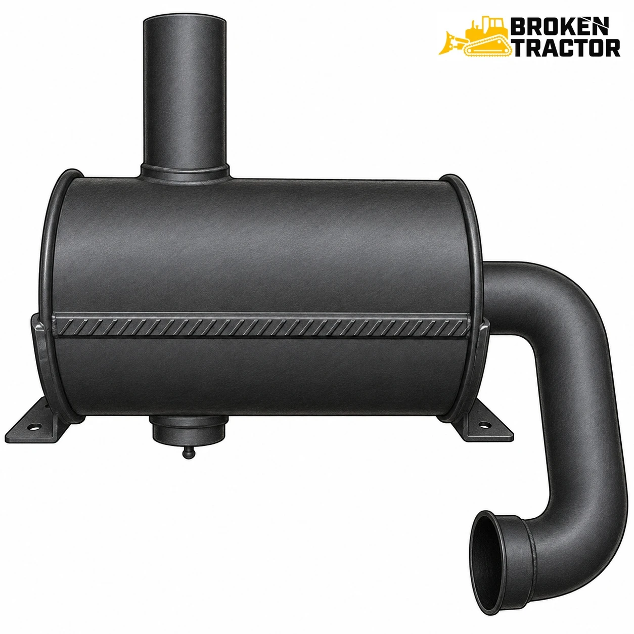 Ford / NH Backhoe Manifold and Muffler