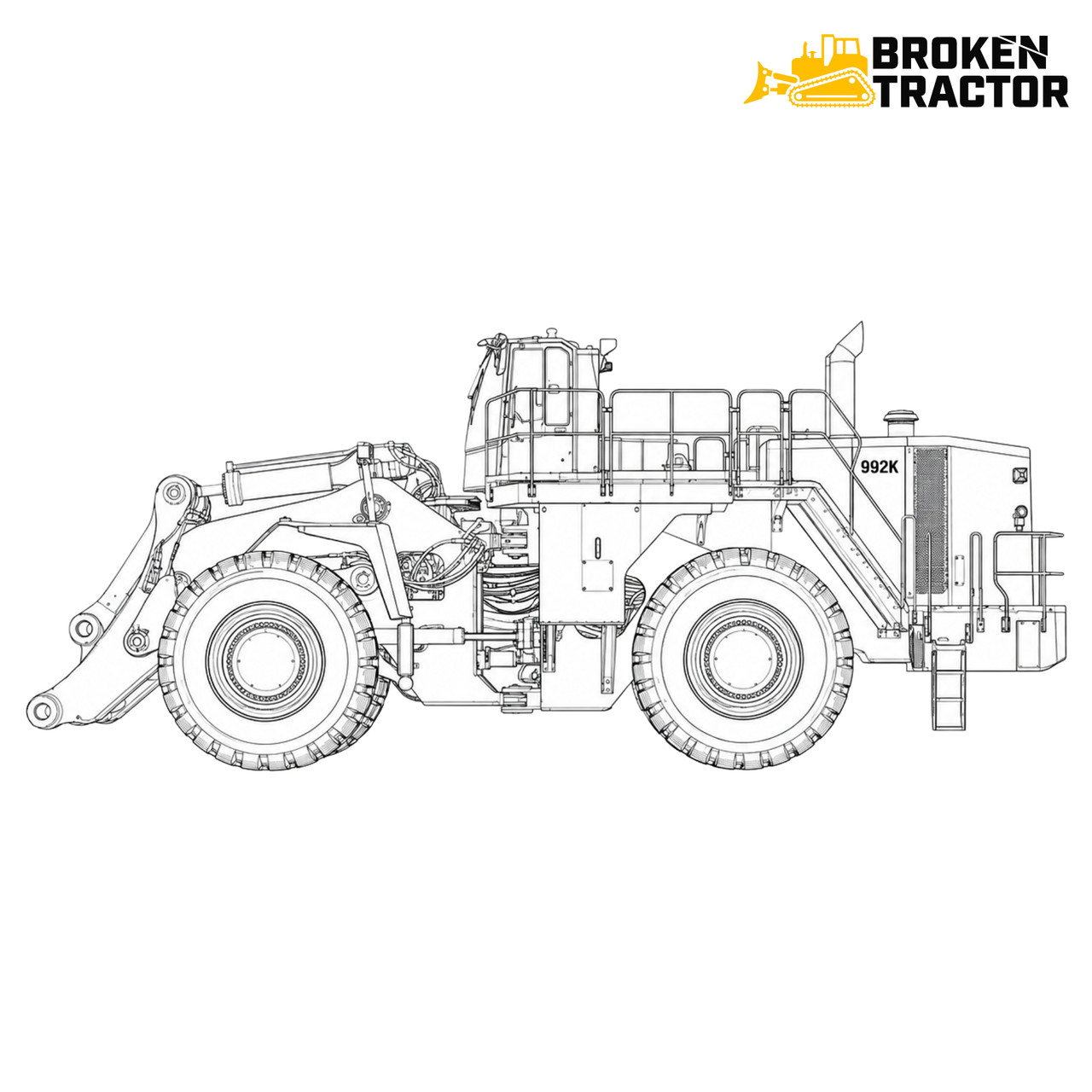Cat 992K & Large Mining Loader Cylinders